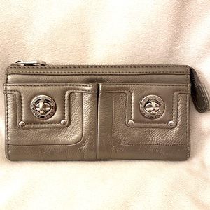 Marc by Marc Jacobs Metallic Long Wallet